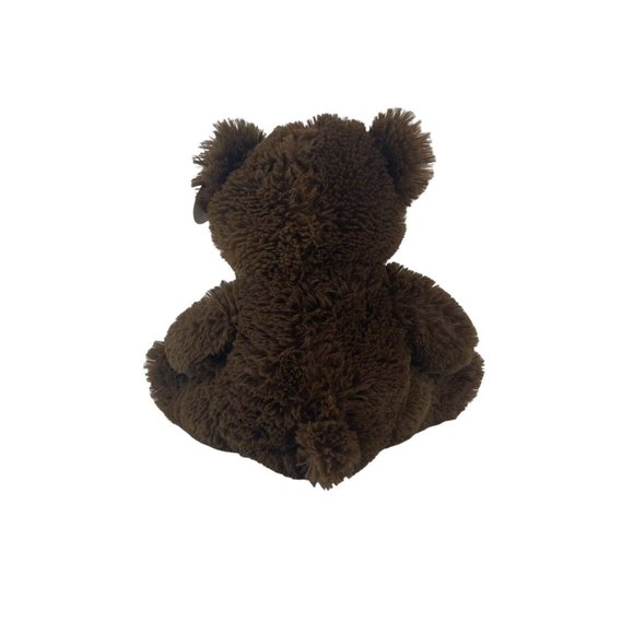 Kellytoy Kid Stuff Sitting Bear 13” Plush Brown Teddy Bear Stuffed Toy Red Bow - Picture 3 of 8